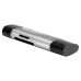 Устройство чтения карт памяти USB 2.0/Type C Digma CR-CU2520-G серый Устройство чтения карт памяти USB 2.0/Type C Digma CR-CU2520-G серый