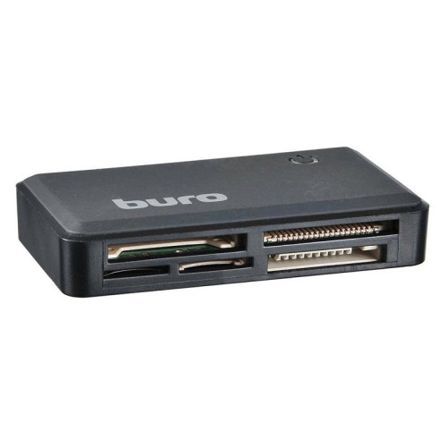 Устройство чтения карт памяти USB2.0 Buro BU-CR-151 черный