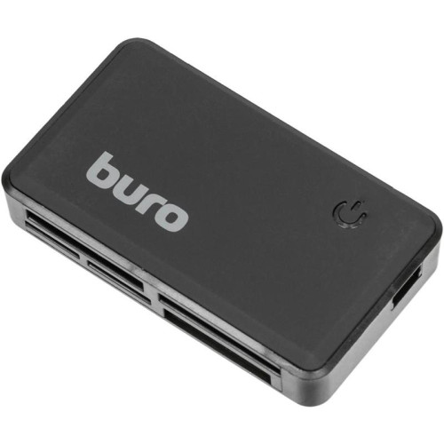 Устройство чтения карт памяти USB2.0 Buro BU-CR-151 черный