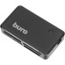 Устройство чтения карт памяти USB2.0 Buro BU-CR-151 черный