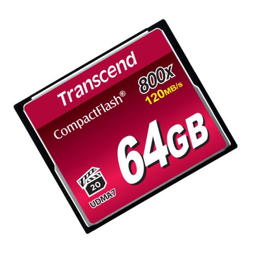 Карта памяти/ Transcend 64GB Compact Flash 800x