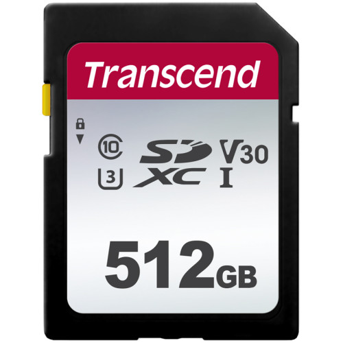 Карта памяти/ Transcend 512GB SDXC Class 10 UHS-I U1 R95, W45MB/s