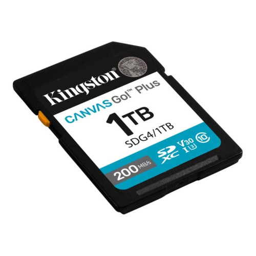 Карта памяти Kingston 1TB SDXC Canvas Go Plus 1TB SDXC Canvas Go Plus Gen4 200MB/s C10 UHS-I U3 V30/ Kingston  1TB SDXC Canvas Go Plus Gen4 200MB/s C10 UHS-I U3 V30