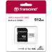 Карта памяти/ 512GB microSD w/ adapter UHS-I U3 A1