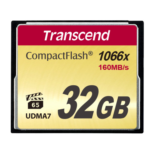 Карта памяти/ Transcend 32GB CompactFlash 1000x