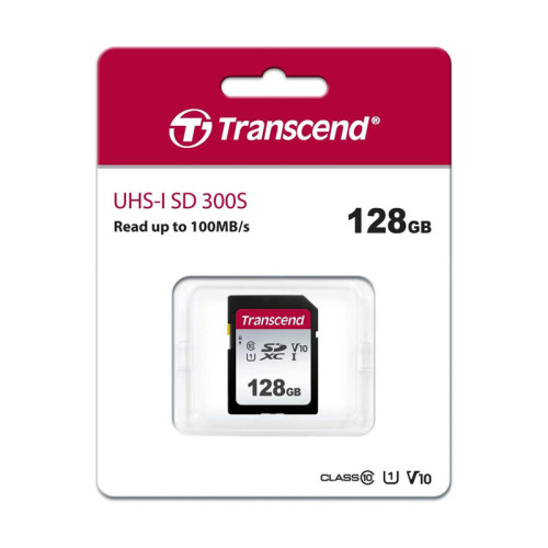 Карта памяти/ Transcend 128GB SDXC Class 10 UHS-I U3 R95, W45MB/s