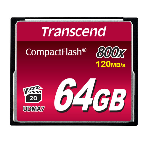 Карта памяти/ Transcend 64GB Compact Flash 800x