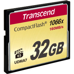 Карта памяти/ Transcend 32GB CompactFlash 1000x