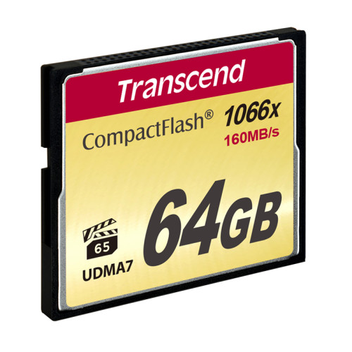 Карта памяти/ Transcend 64GB CompactFlash 1000x