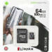 Карта памяти/ Kingston Canvas Select Plus microSDXC 64Gb Class 10 Flash U1 V10  R/W 100/85 MB/s with adapter