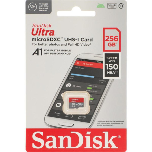 Карта памяти SanDisk MICRO SDHC 256GB UHS-I SDSQUAC-256G-GN6MN Карта памяти SanDisk MICRO SDHC 256GB UHS-I SDSQUAC-256G-GN6MN