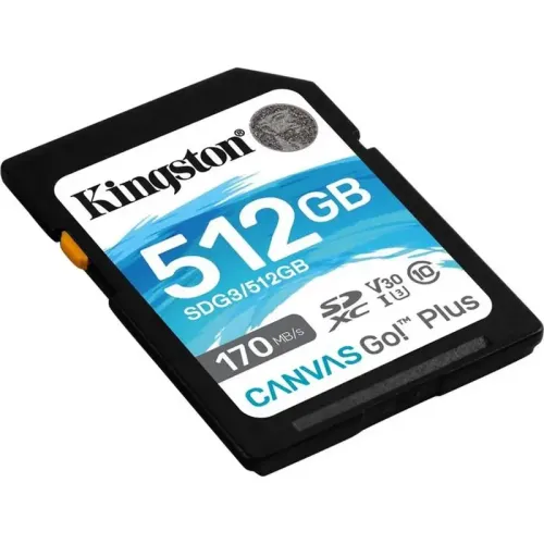 Карта памяти Kingston 512GB SDXC Canvas Go Plus 170R C10 UHS-I U3 V30/ Kingston 512GB SDXC Canvas Go Plus 170R C10 UHS-I U3 V30