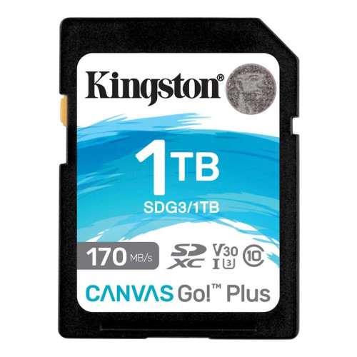 Карта памяти Kingston 1TB SDXC Canvas Go Plus 170R C10 UHS-I U3 V30/ Kingston 1TB SDXC Canvas Go Plus 170R C10 UHS-I U3 V30