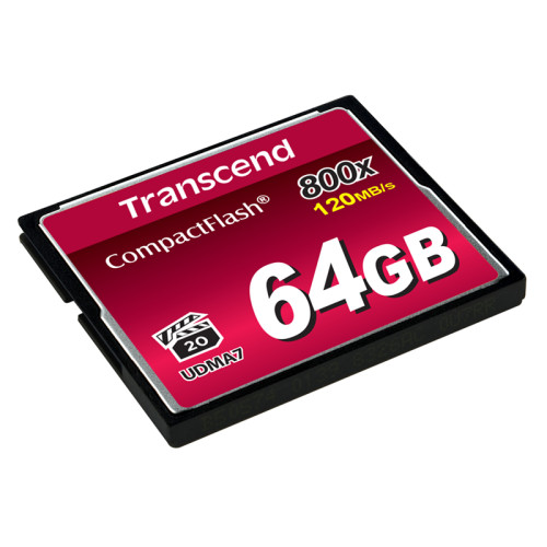 Карта памяти/ Transcend 64GB Compact Flash 800x