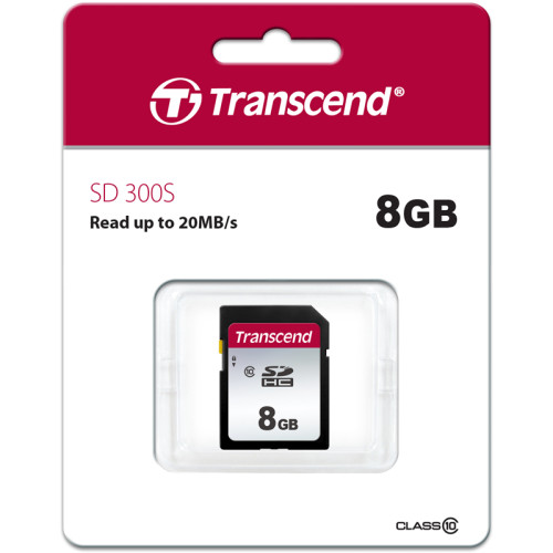 Карта памяти/ Transcend 8GB SDHC Class 10 UHS-I U1 R95, W45MB/s