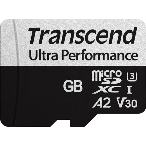 Карта памяти/ Transcend 128 GB microSDXC Class 10 UHS-I U3 V30 UHS-I U3 160/125 MB/s A2 Ultra Performance with adapter