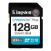 Карта памяти/ Kingston  128GB SDXC Canvas Go Plus Gen4 200MB/s C10 UHS-I U3 V30