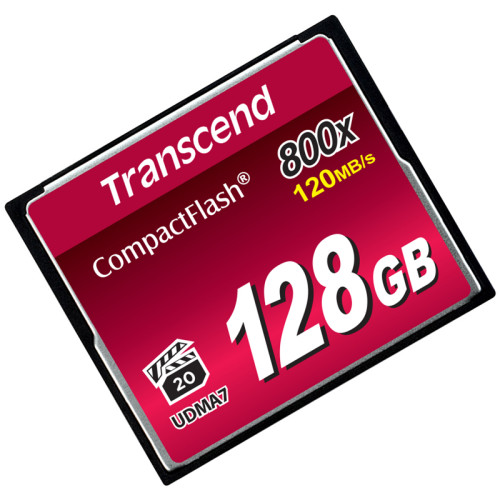 Карта памяти/ Transcend 128GB Compact Flash 800x