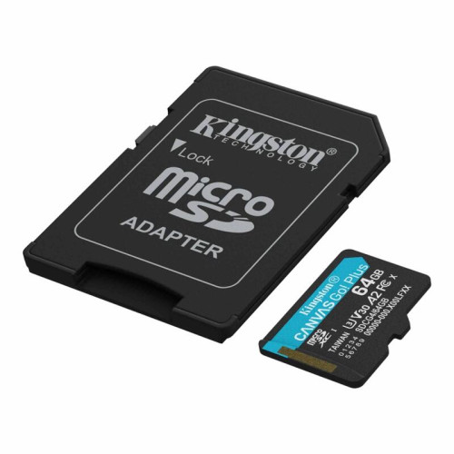 Карта памяти Kingston 64GB microSDXC Canvas Go Plus Gen4 200MB/s A2 U3 V30 Card + ADP/ Kingston 64GB microSDXC Canvas Go Plus Gen4 200MB/s A2 U3 V30 Card + ADP Карта памяти Kingston 64GB microSDXC Canvas Go Plus Gen4 200MB/s A2 U3 V30 Card + ADP/ Kingston 64GB microSDXC Canvas Go Plus Gen4 200MB/s A2 U3 V30 Card + ADP