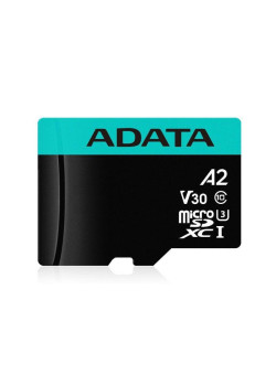 Карта памяти ADATA MICRO SDXC 256GB W/AD AUSDX256GUI3V30SA2-RA1