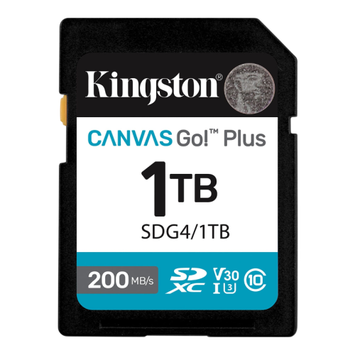 Карта памяти Kingston 1TB SDXC Canvas Go Plus 1TB SDXC Canvas Go Plus Gen4 200MB/s C10 UHS-I U3 V30/ Kingston  1TB SDXC Canvas Go Plus Gen4 200MB/s C10 UHS-I U3 V30