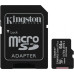 Карта памяти/ Kingston Canvas Select Plus microSDXC 64Gb Class 10 Flash U1 V10  R/W 100/85 MB/s with adapter