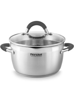 Кастрюля/ Кастрюля Rondell Flamme RDS-025 5.7л. d=24см (с крышкой) стальной