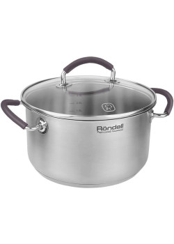 Кастрюля/ Кастрюля Rondell Akzent RDS-1388 3.1л. d=20см (с крышкой) стальной