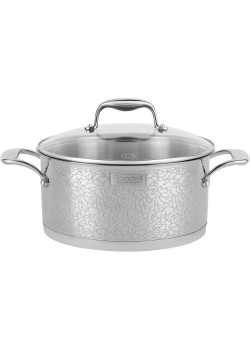 Кастрюля/ Кастрюля Rondell Vintage RDS-344 5л. d=24см (с крышкой) стальной