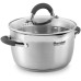 Кастрюля/ Кастрюля Rondell Flamme RDS-023 2.3л. d=18см (с крышкой) стальной