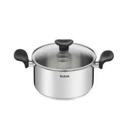 Кастрюля Tefal/ Кастрюля PRIMARY 20 с крышкой, материал: нержавеющая сталь