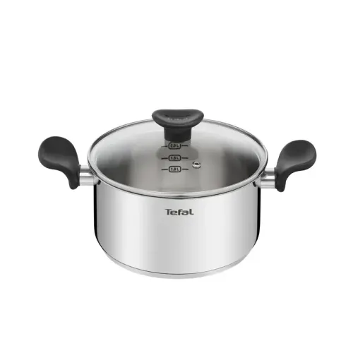 Кастрюля Tefal/ Кастрюля PRIMARY 20 с крышкой, материал: нержавеющая сталь
