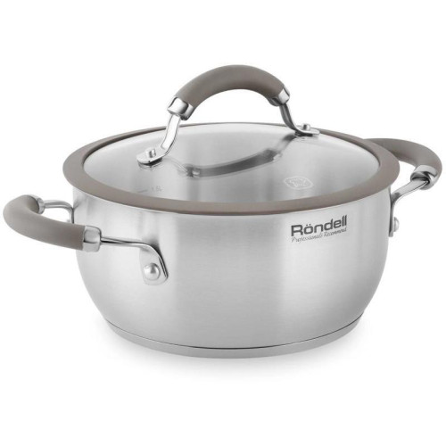 Кастрюля/ Кастрюля Rondell Balance RDS-753 2л. d=18см (с крышкой) стальной