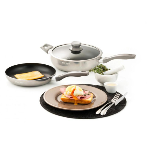 Сотейник/ Сотейник Rondell Lumiere RDA-596 d=26см (с крышкой) серый