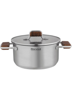 Кастрюля/ Кастрюля Rondell Fjord RDS-1791 3.2л. d=20см (с крышкой) стальной