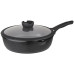 Сотейник/ Сотейник Rondell Escurion RDA-871 d=28см (с крышкой) черный