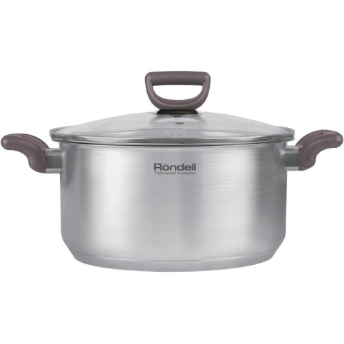 Кастрюля/ Кастрюля Rondell Fest RDS-1322 2.8л. d=20см (с крышкой) стальной