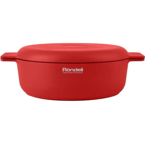 Сотейник/ Сотейник Rondell Red Edition RDA-1119 d=24см (с крышкой) красный