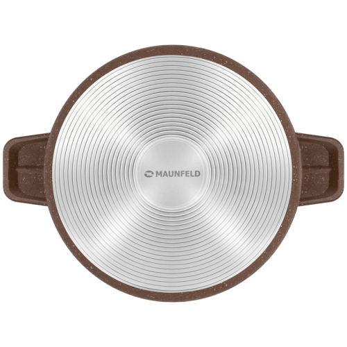Кастрюля MAUNFELD/ Кастрюля MAUNFELD CARMEL MF24CRM01CR из литого алюминия со стеклянной крышкой, 24 см, 4 л Кастрюля MAUNFELD/ Кастрюля MAUNFELD CARMEL MF24CRM01CR из литого алюминия со стеклянной крышкой, 24 см, 4 л