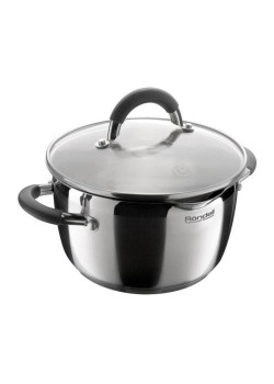 Кастрюля/ Кастрюля Rondell Flamme RDS-024 3.2л. d=20см (с крышкой) стальной