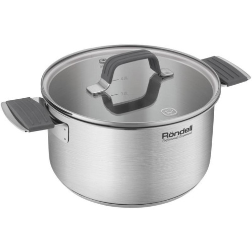 Кастрюля/ Кастрюля Rondell Normanne RDS-1814 5.1л. d=24см (с крышкой) стальной