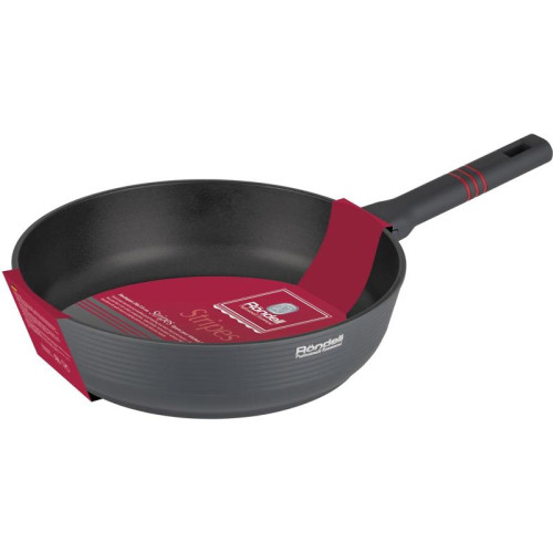 Сотейник/ Сотейник Rondell Stripes RDA-1617 d=28см (без крышки) серый