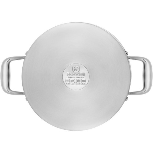 Кастрюля/ Кастрюля Rondell Vintage RDS-344 5л. d=24см (с крышкой) стальной