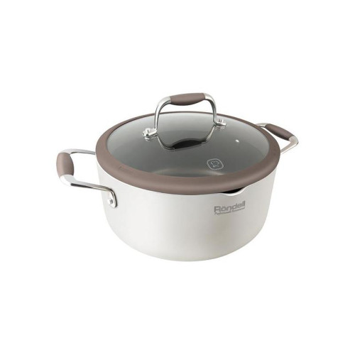 Кастрюля/ Кастрюля Rondell Latte RDA-532 3.5л. d=24см (с крышкой) бежевый