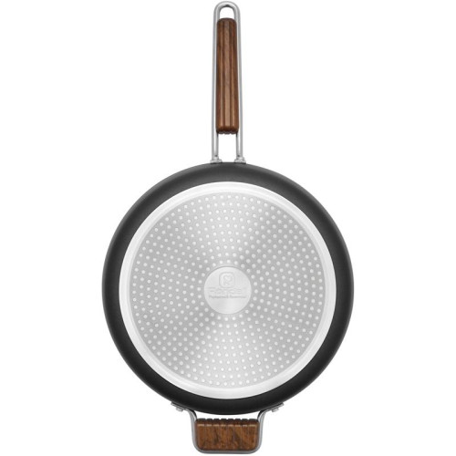 Сотейник/ Сотейник Rondell Fjord RDA-1799 d=28см (с крышкой) черный