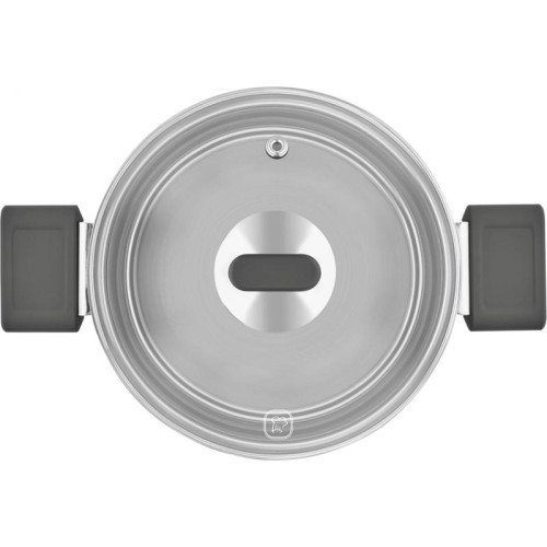 Кастрюля/ Кастрюля Rondell Quadro RDS-1596 3.1л. d=20см (с крышкой) стальной