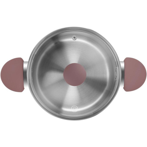 Кастрюля/ Кастрюля Rondell Bueno RDS-1588 4.8л. d=24см (с крышкой) стальной