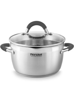 Кастрюля/ Кастрюля Rondell Flamme RDS-023 2.3л. d=18см (с крышкой) стальной