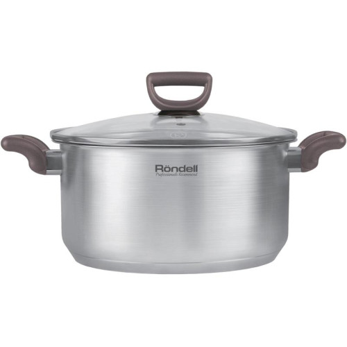 Кастрюля/ Кастрюля Rondell Fest RDS-1323 4.8л. d=24см (с крышкой) стальной