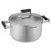 Кастрюля/ Кастрюля Rondell Bayoneta RDS-1808 5.1л. d=24см (с крышкой) стальной